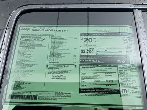 New 2024 Jeep Wrangler Sport S image 19