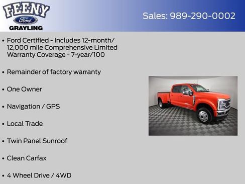 Used 2026 Ford F450 Lariat w/ Lariat Ultimate Package AWD/4WD image 4
