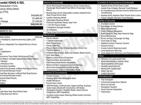 New 2025 Hyundai Ioniq 6 SEL image 26