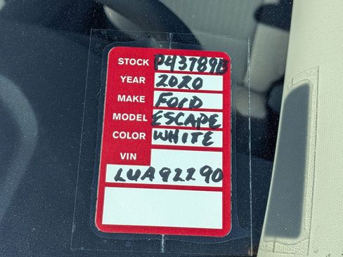 Certified 2020 Ford Escape S image 15