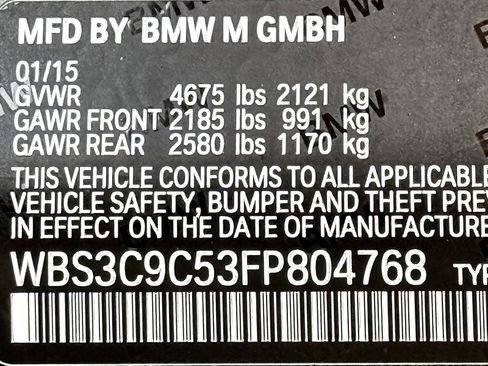 Used 2015 BMW M3 image 50