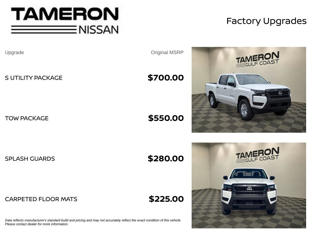 New 2027 Nissan Frontier S w/ S Utility Package RWD image 6