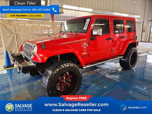Used 2014 Jeep Wrangler Unlimited Sahara w/ Mopar Chrome Edition Group AWD/4WD image 1