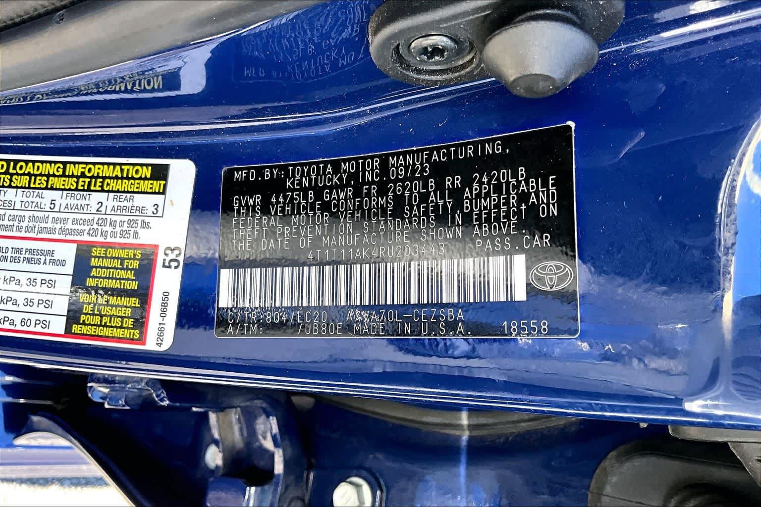 Used 2024 Toyota Camry SE w/ Convenience Package FWD image 34