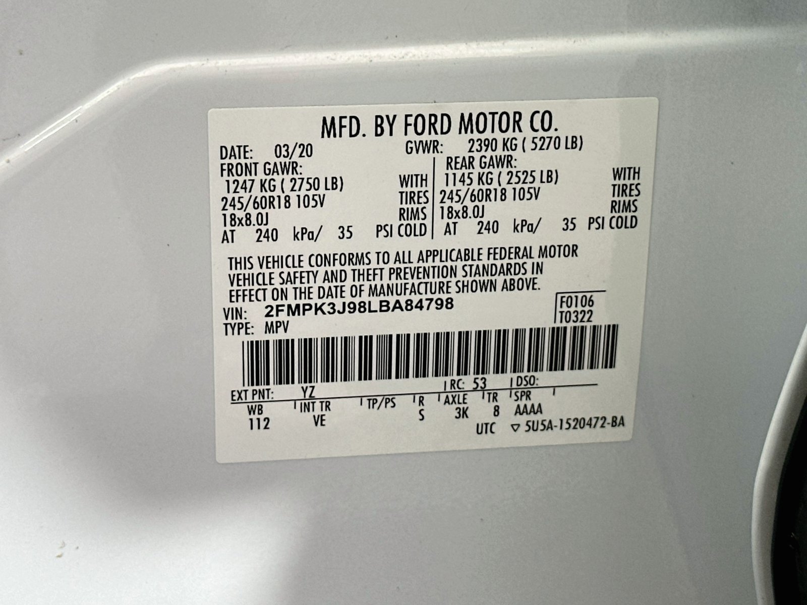 Used 2020 Ford Edge SEL w/ Convenience Package FWD image 31