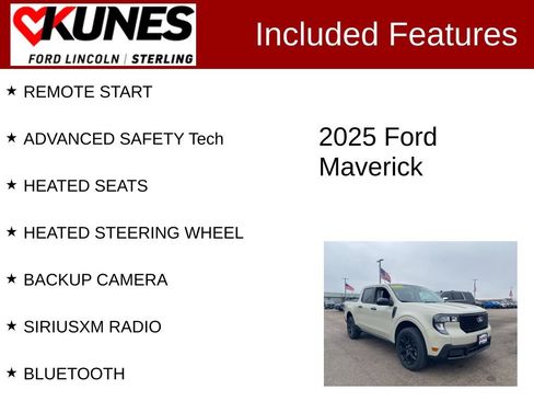New 2025 Ford Maverick XLT w/ XLT Luxury Package image 3