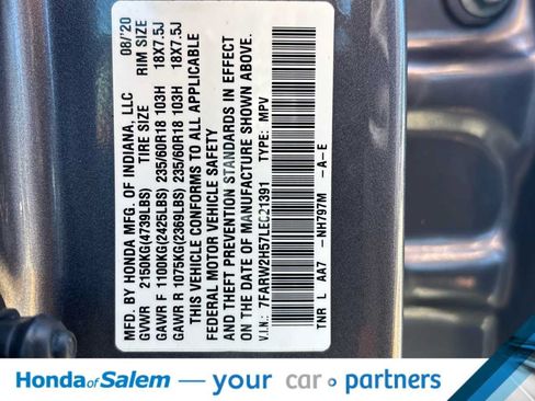 Used 2020 Honda CR-V EX image 21