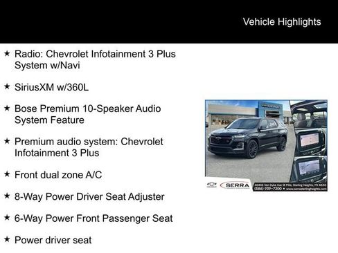 Certified 2023 Chevrolet Traverse RS w/ LPO, Floor Liner Package AWD/4WD image 5