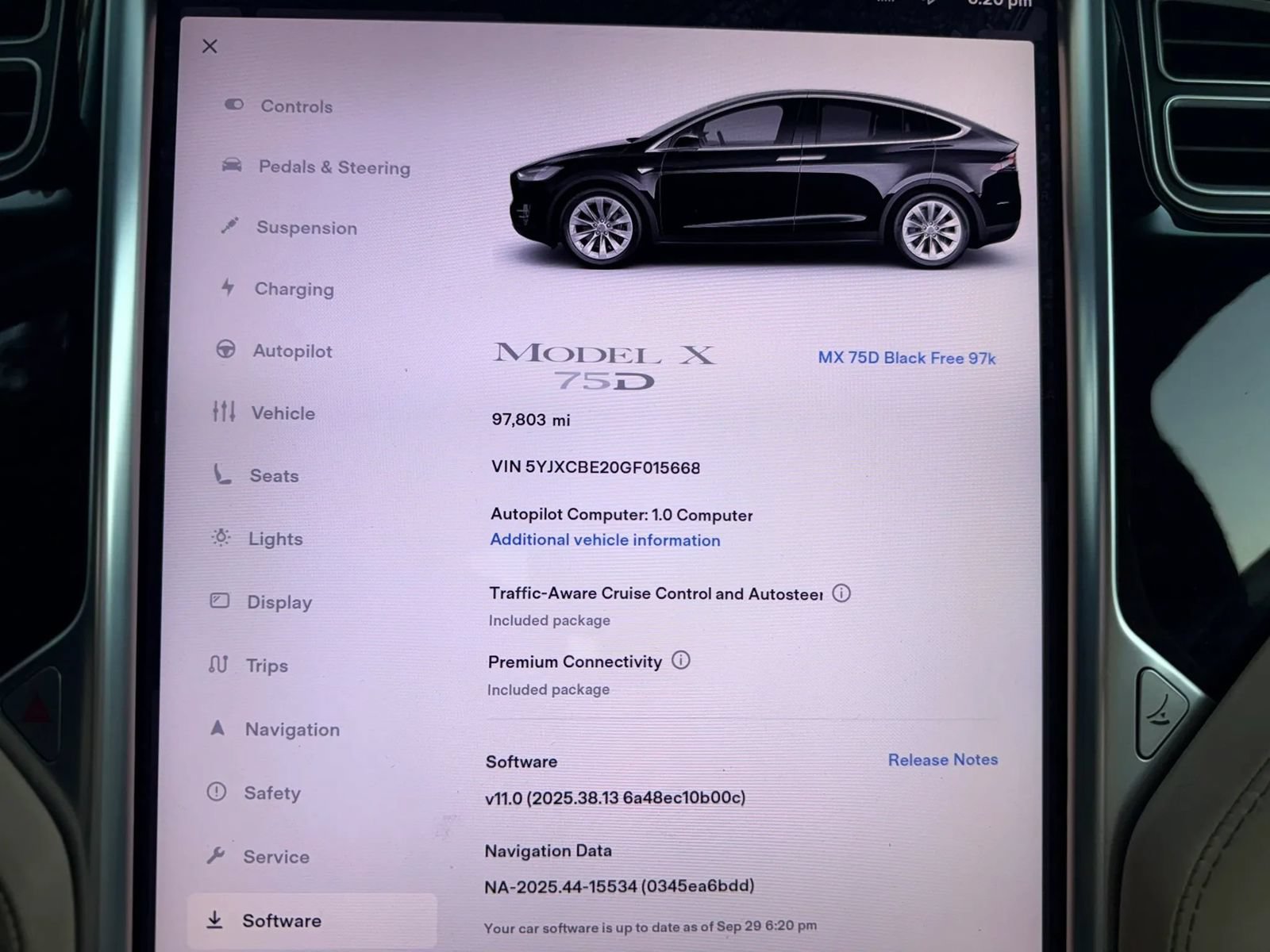 Used 2016 Tesla Model X 75D AWD/4WD image 20