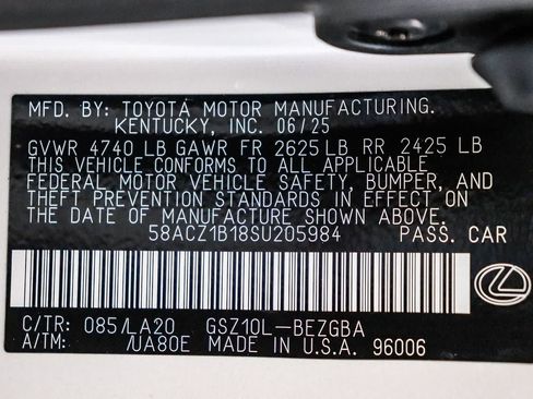 Certified 2025 Lexus ES 350 w/ Accessory Package (Z2) FWD image 31