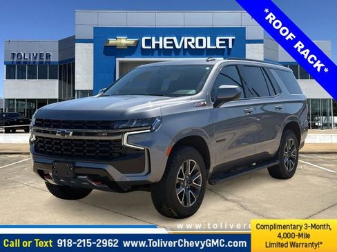 Used 2021 Chevrolet Tahoe Z71 w/ Rear Media and Nav Package AWD/4WD image 1
