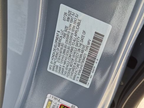 New 2026 Honda Odyssey Touring image 16
