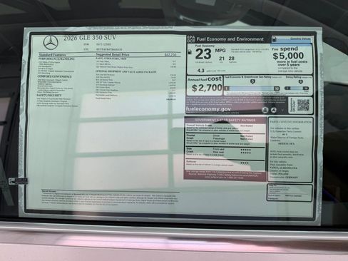 New 2026 Mercedes-Benz GLE 350 4MATIC image 33