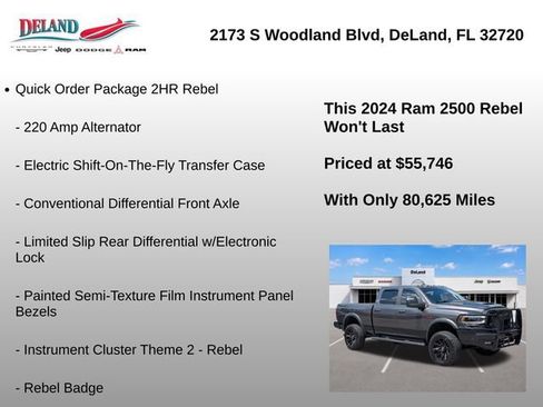 Used 2024 RAM 2500 Rebel w/ Safety Group AWD/4WD image 8
