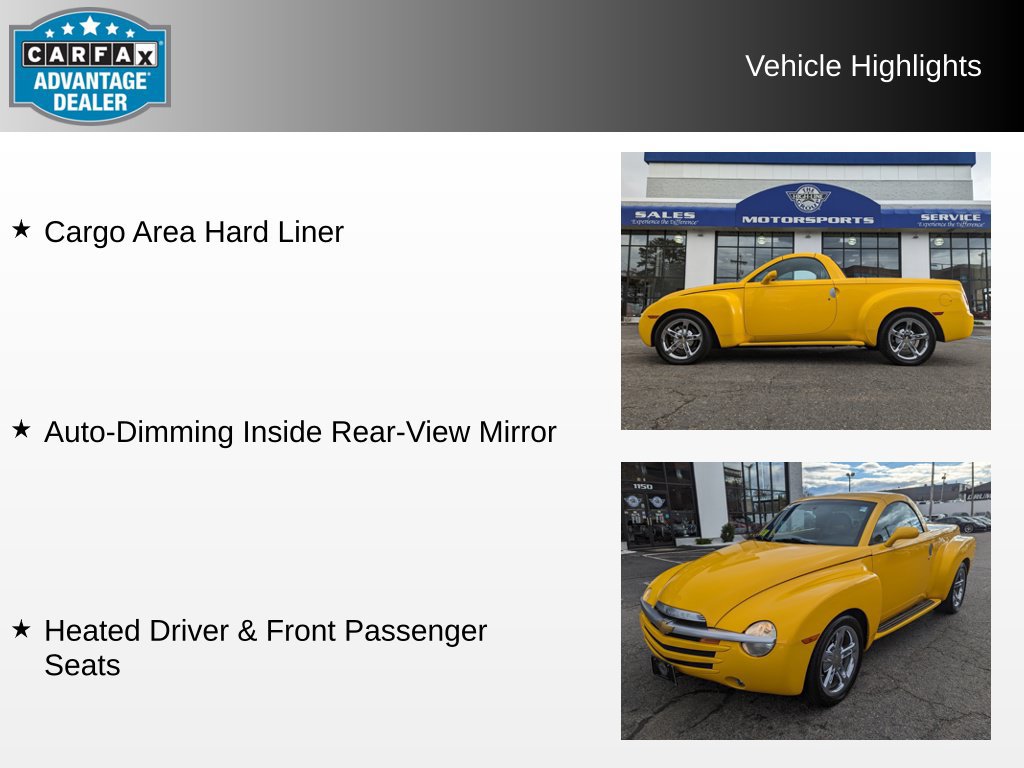 Used 2004 Chevrolet SSR w/ Preferred Equipment Group RWD image 8