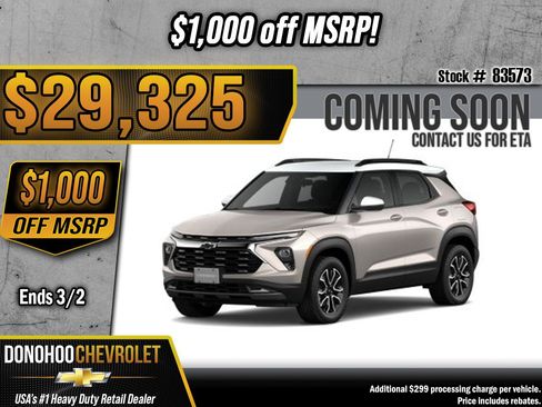 New 2026 Chevrolet TrailBlazer ACTIV image 1