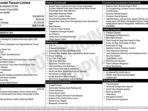 Used 2022 Hyundai Tucson Limited image 26
