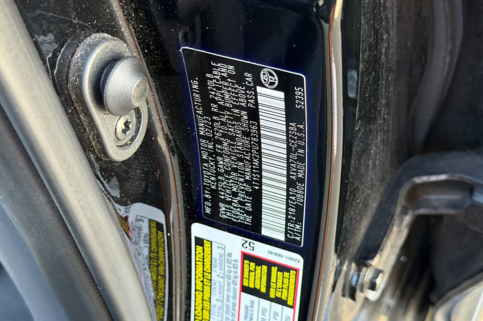 Certified 2023 Toyota Camry SE w/ Audio Upgrade Package FWD image 26