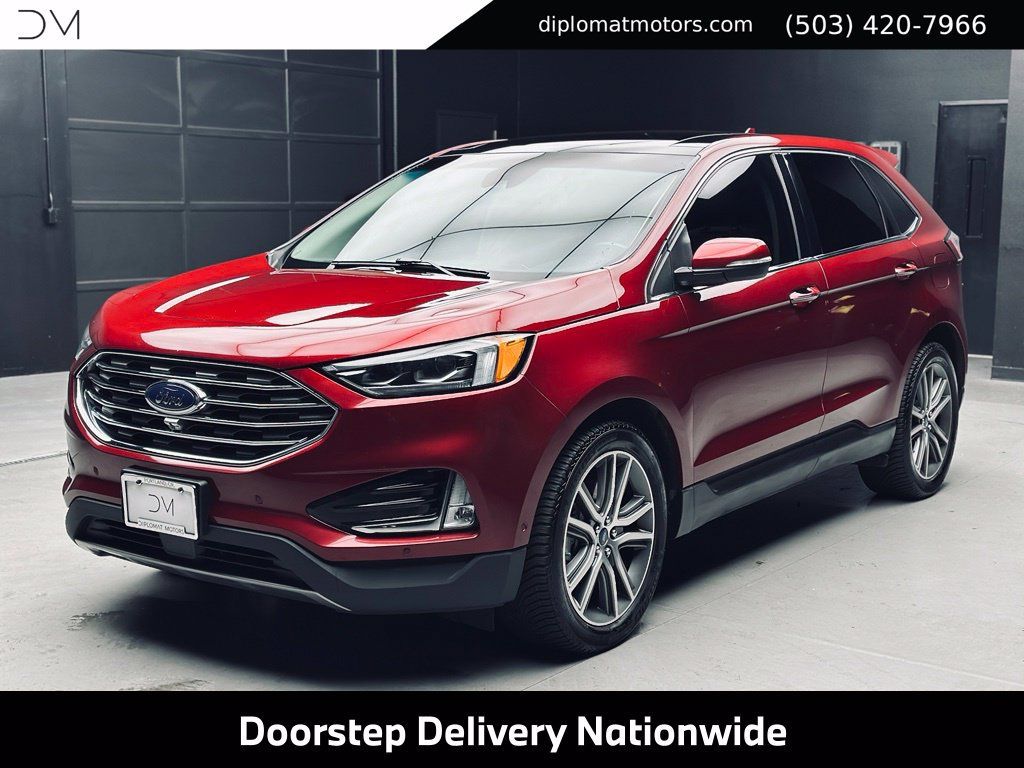Used 2019 Ford Edge Titanium w/ Equipment Group 301A AWD/4WD image 1