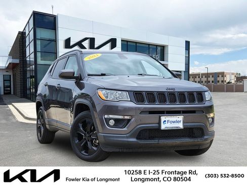 Used 2021 Jeep Compass Latitude w/ Sun and Sound Group AWD/4WD image 1