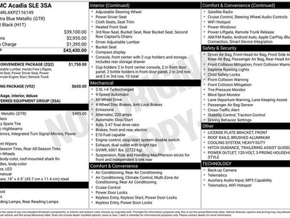 Used 2023 GMC Acadia SLE w/ Driver Convenience Package