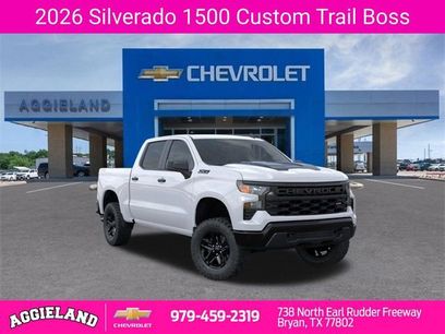 New 2026 Chevrolet Silverado 1500 Custom Trail Boss w/ Dark Appearance Package