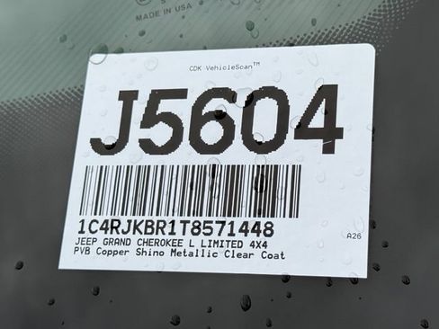 New 2026 Jeep Grand Cherokee L Limited w/ Luxury Tech Group II AWD/4WD image 35