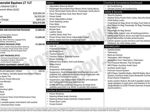 Used 2017 Chevrolet Equinox LT AWD/4WD image 3