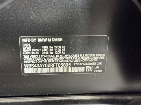 Used 2024 BMW M3 Competition w/ M Carbon Exterior Package image 16