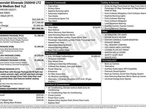 Used 2024 Chevrolet Silverado 2500 LTZ w/ LTZ Convenience Package AWD/4WD image 35
