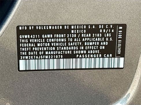 Used 2015 Volkswagen Jetta S w/ Welcome Package image 30
