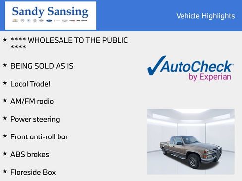 Used 1996 Chevrolet Silverado 2500 2WD Extended Cab image 7