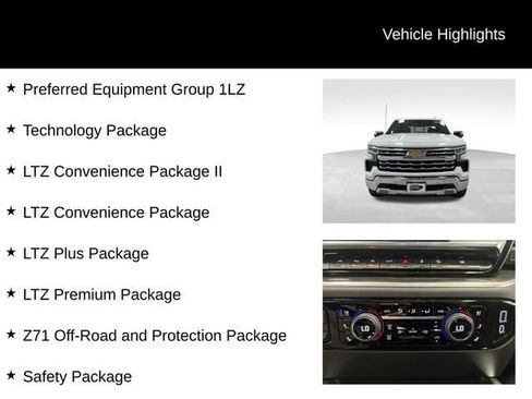 New 2026 Chevrolet Silverado 1500 LTZ w/ LTZ Premium Package AWD/4WD image 17