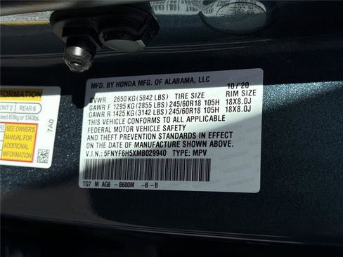 Used 2021 Honda Pilot EX-L image 35
