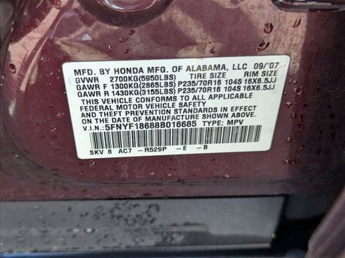 Used 2008 Honda Pilot EX-L image 16