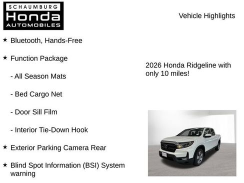 New 2026 Honda Ridgeline RTL image 7