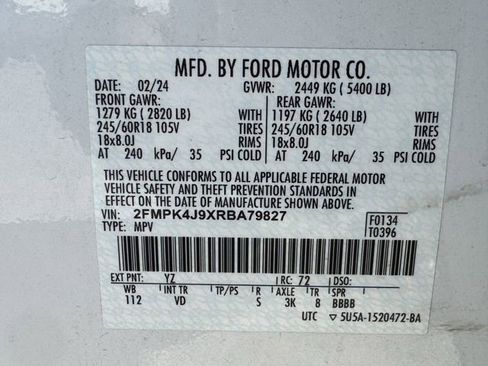 Certified 2024 Ford Edge SEL image 34