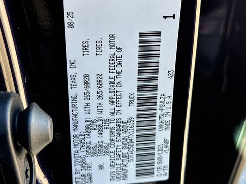 New 2026 Toyota Tundra Limited image 26