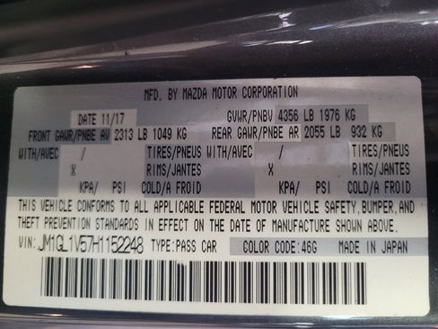 Used 2017 MAZDA MAZDA6 Touring image 33