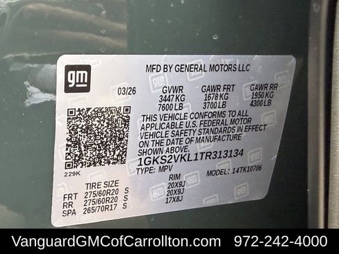 New 2026 GMC Yukon AT4 Ultimate w/ LPO, Floor Liner Package AWD/4WD image 25
