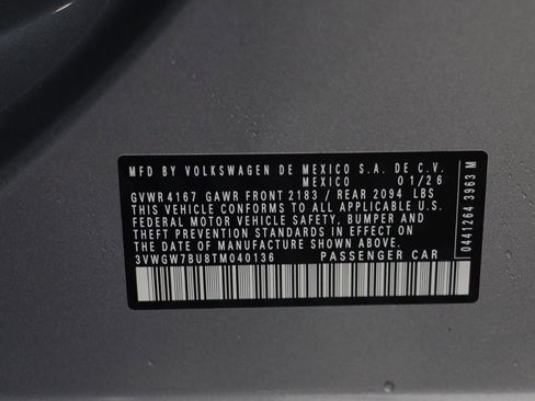 New 2026 Volkswagen Jetta SEL image 24