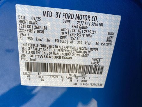 New 2025 Ford Maverick Lariat w/ Black Appearance Package image 56