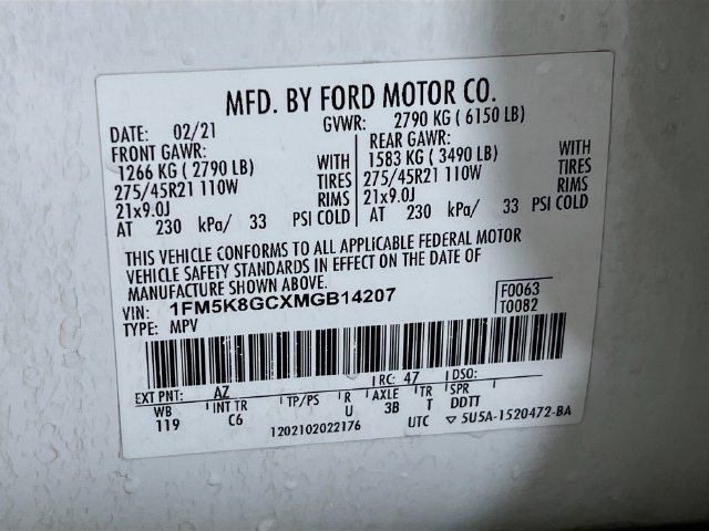 Used 2021 Ford Explorer ST AWD/4WD image 31