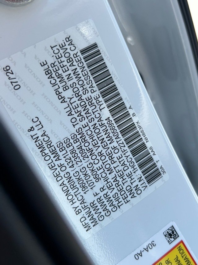 New 2026 Honda Accord LX image 33