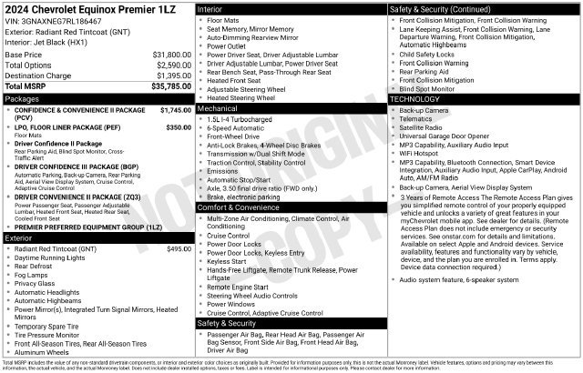Certified 2024 Chevrolet Equinox Premier FWD image 36