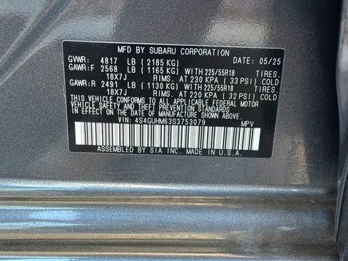 Certified 2025 Subaru Crosstrek 2.5i Limited w/ Crosstrek Mirror Package image 31