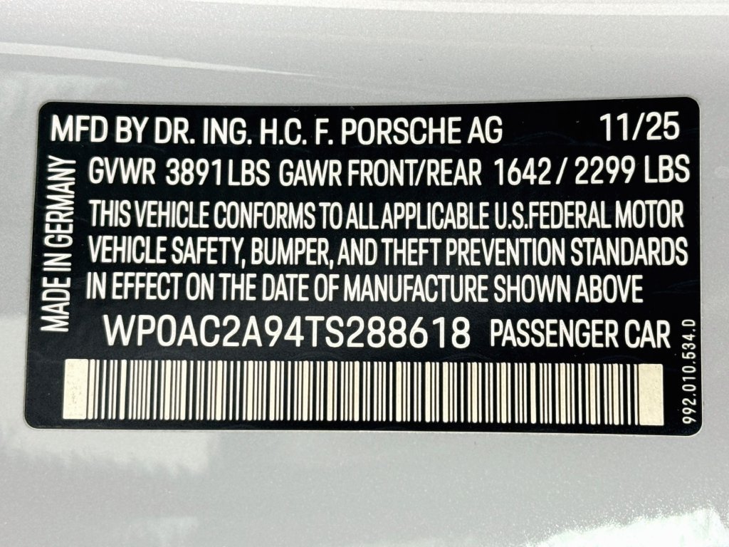 Used 2026 Porsche 911 GT3 RWD image 40