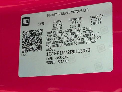 Used 2024 Chevrolet Camaro LT w/ RS Package image 28