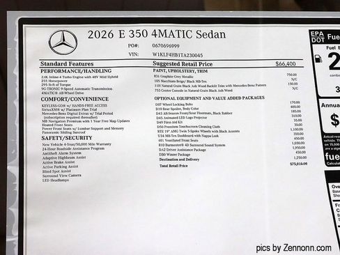New 2026 Mercedes-Benz E 350 4MATIC Sedan image 27