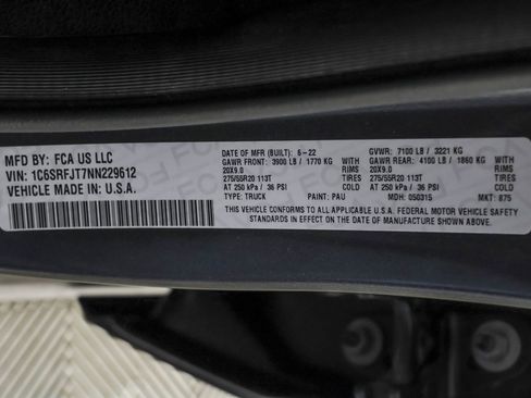 Used 2022 RAM 1500 Laramie w/ Sport Appearance Package AWD/4WD image 53